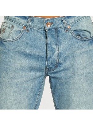 Spodnie jeans Rocawear Straight Fit light blue