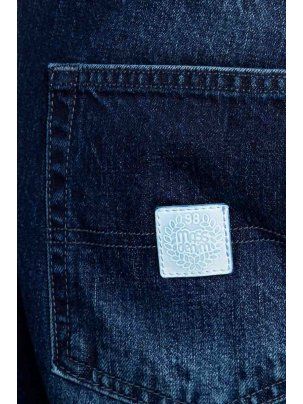 Spodnie MASS Denim Jeans Base Regular Fit ciemno niebieskie