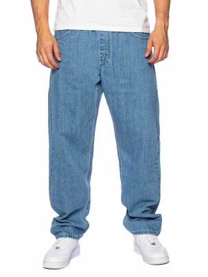 Spodnie MASS Denim Jeans Block Baggy Fit jasnoniebieskie