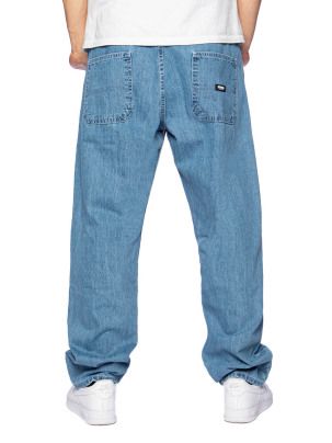 Spodnie MASS Denim Jeans Block Baggy Fit jasnoniebieskie