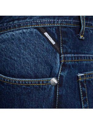Spodnie MASS Denim Jeans Signature Tapered Fit ciemno niebieskie