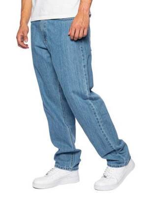  Spodnie Mass Denim Jeans Slang Baggy Fit - jasnoniebieskie