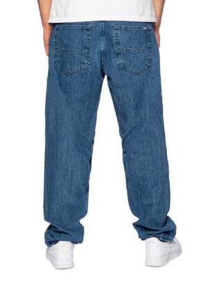Spodnie Mass Denim Jeans Slang Baggy Fit - niebieskie