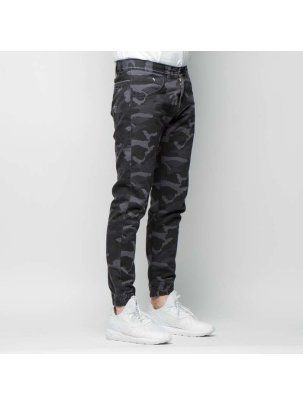 Spodnie MASS Denim jogger pants Base Joggers Sneaker Fit black camo , 