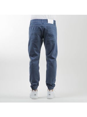 Spodnie MASS Denim Jogger pants Signature sneaker fit blue stone