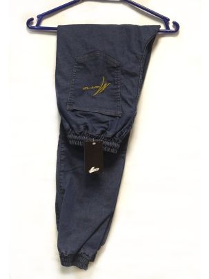 Spodnie Moro Sport Jeans Jogger Big Paris Pocket granatowy