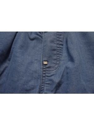 Spodnie Moro Sport Jeans Jogger Big Paris Pocket jasny granat