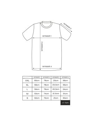 Tabela rozmiarów Koszulek KOKA 