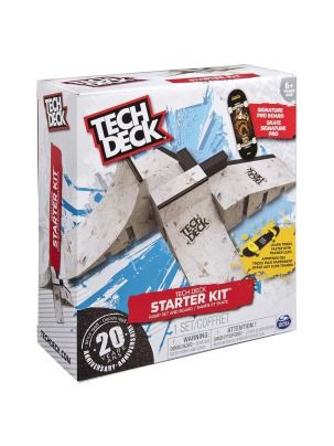 Tech Deck Fingerboard Starter Kit Ramp Set and Board Tech Deck 