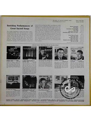 Vinyl George Beverly Shea " The Best of George Beverly Shea "